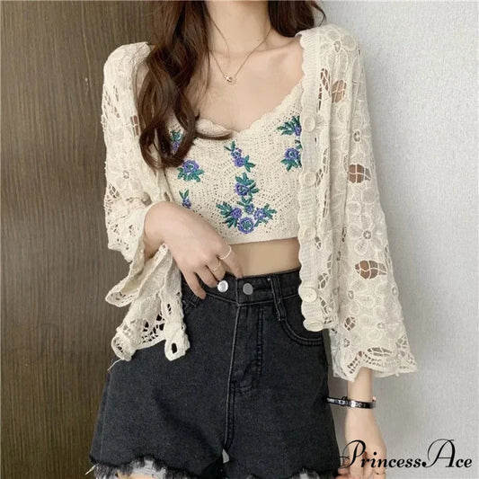 Empty Out Graceful Extended Sleeve Shrug Cardigan cardiagn-250126