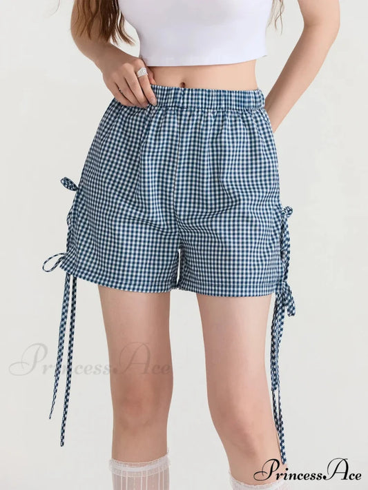 Enchanting Bowknot Relaxed Lounge Short short-250223
