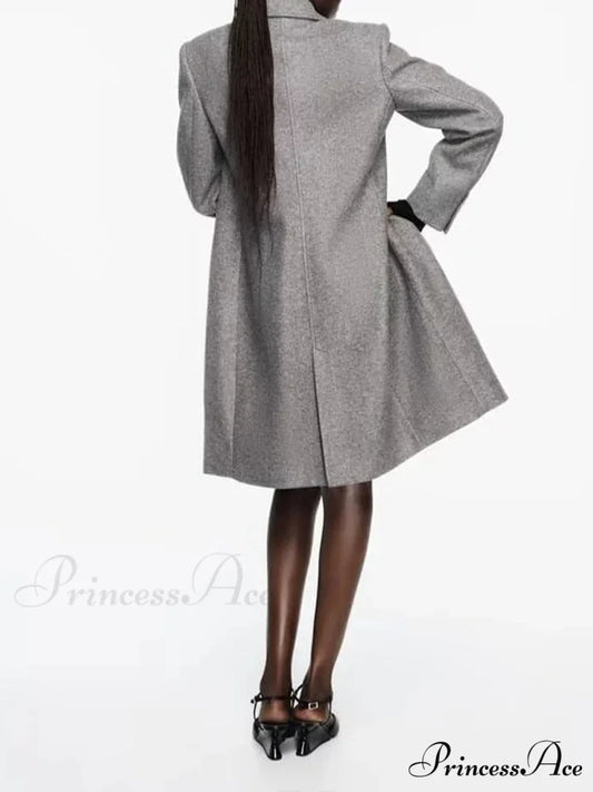 European Soft Slim Style Overcoat Modified Title: European Gentle Fitted Fashion Overcoat overcoats-241228