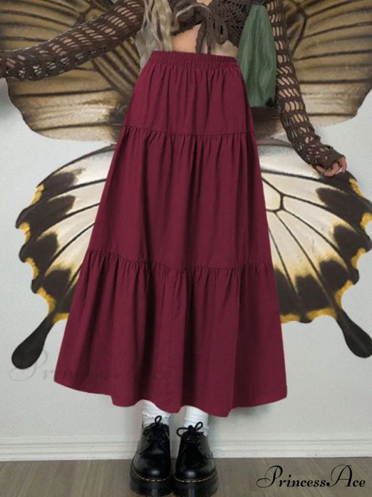 Fairy Star Print Trendy Crop Cami Top Red / S