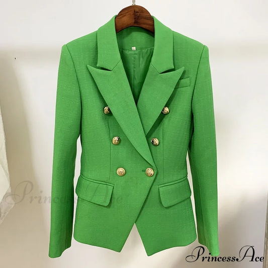 Fashion Designer Textured Blazer green / M