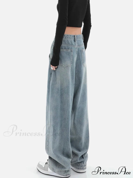 Fashion Loose All-match Wide Jeans
