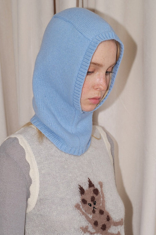 Wool Balaclava One-Piece Warm Knitted Hat