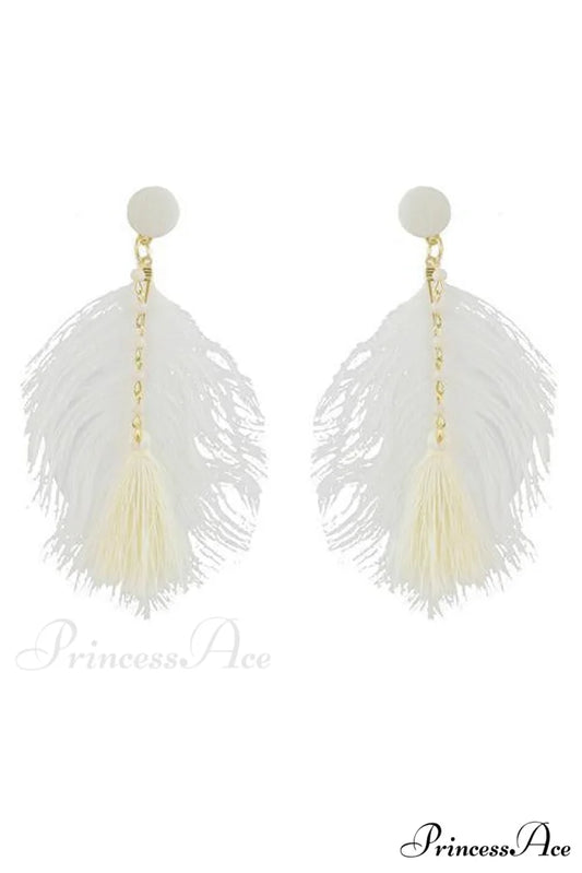 Feather Clear Graceful Square Crossbody Bag