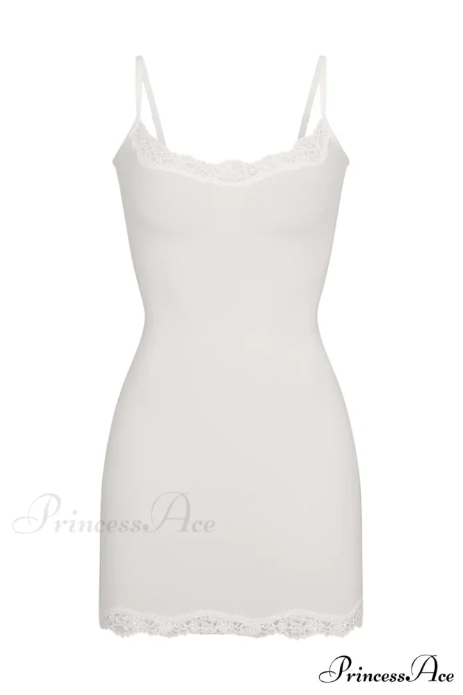 Fits Everybody Lace Charming Trim Slip Dress S / 3#