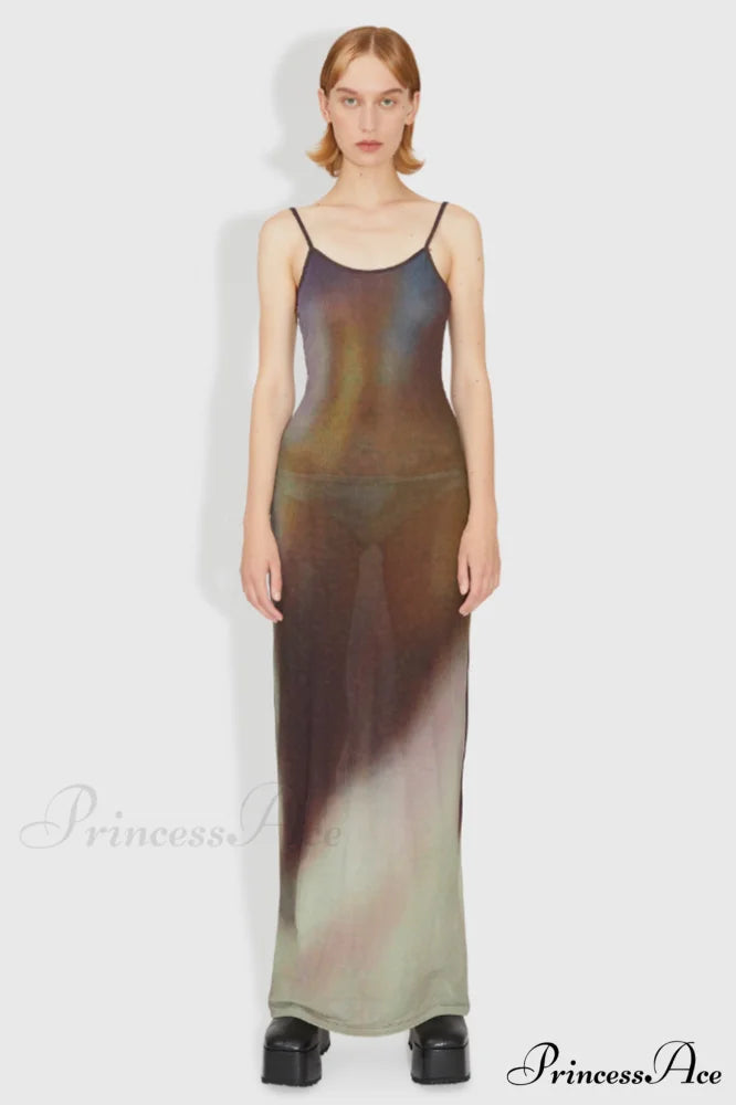 Flandria Digital Stylish Print Flower Dress