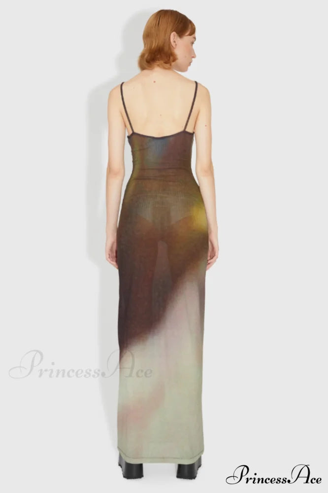 Flandria Digital Stylish Print Flower Dress