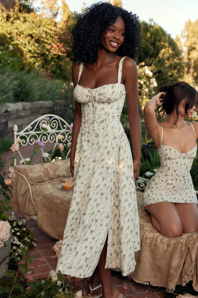 Floral Elegant Print Sundress