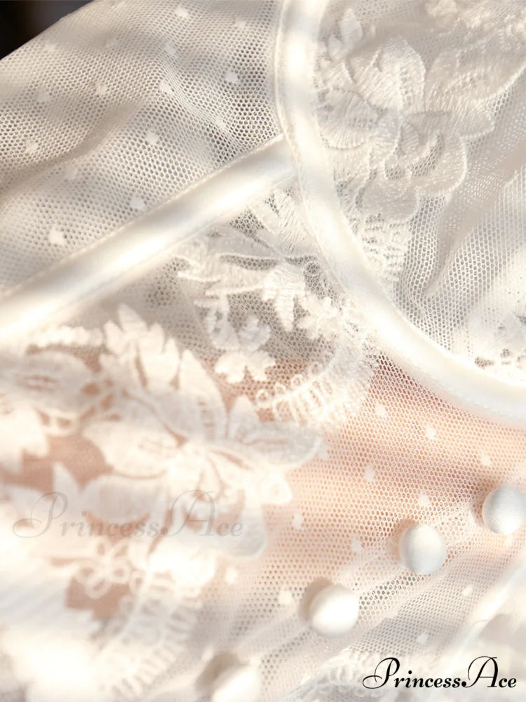 Floral Lace Mesh Trendy Corset Crop Top
