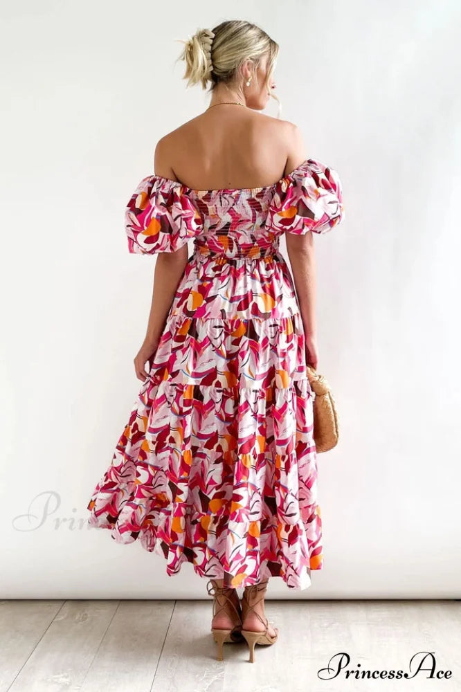 Flossy Elegant Midi Dress