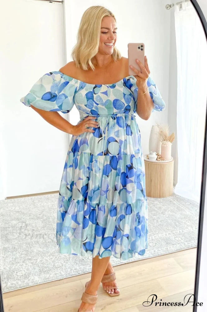 Flossy Elegant Midi Dress