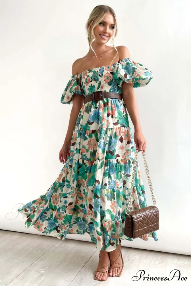 Flossy Elegant Midi Dress