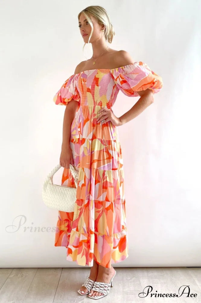 Flossy Elegant Midi Dress