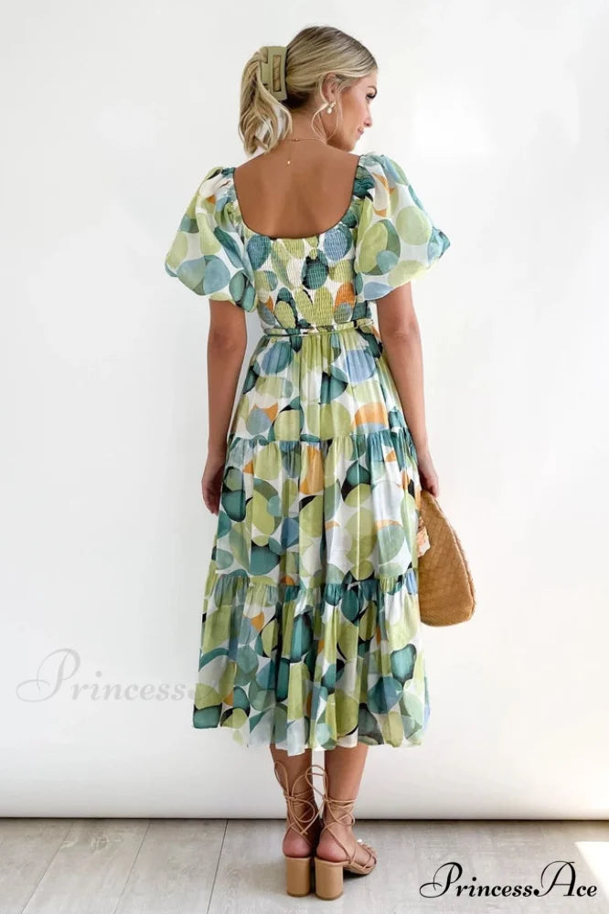 Flossy Elegant Midi Dress