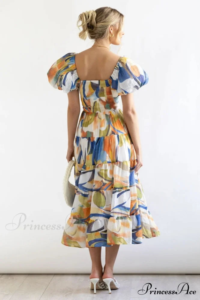 Flossy Elegant Midi Dress