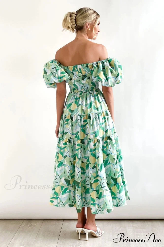 Flossy Elegant Midi Dress