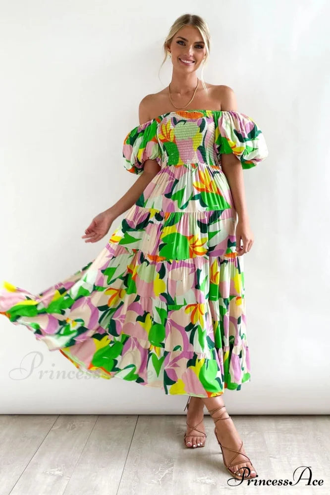 Flossy Elegant Midi Dress S / 1#
