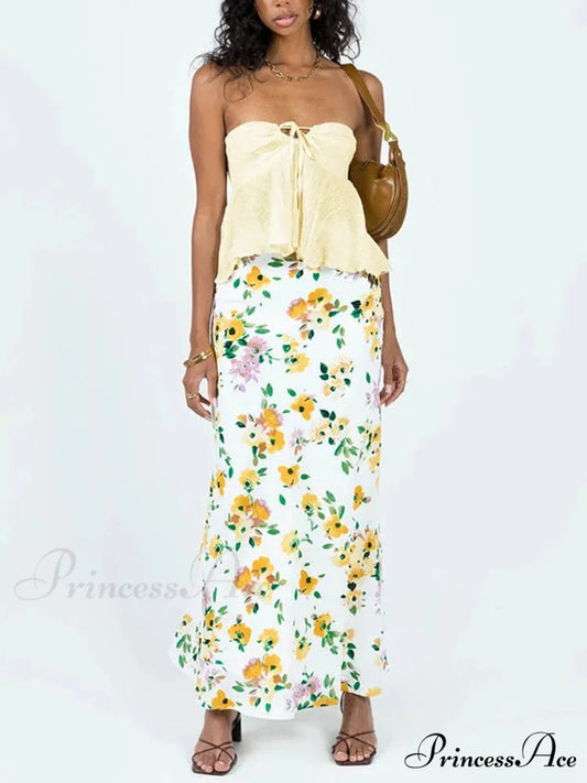 Flounced Off-Shoulder Crop Top croptop-250223