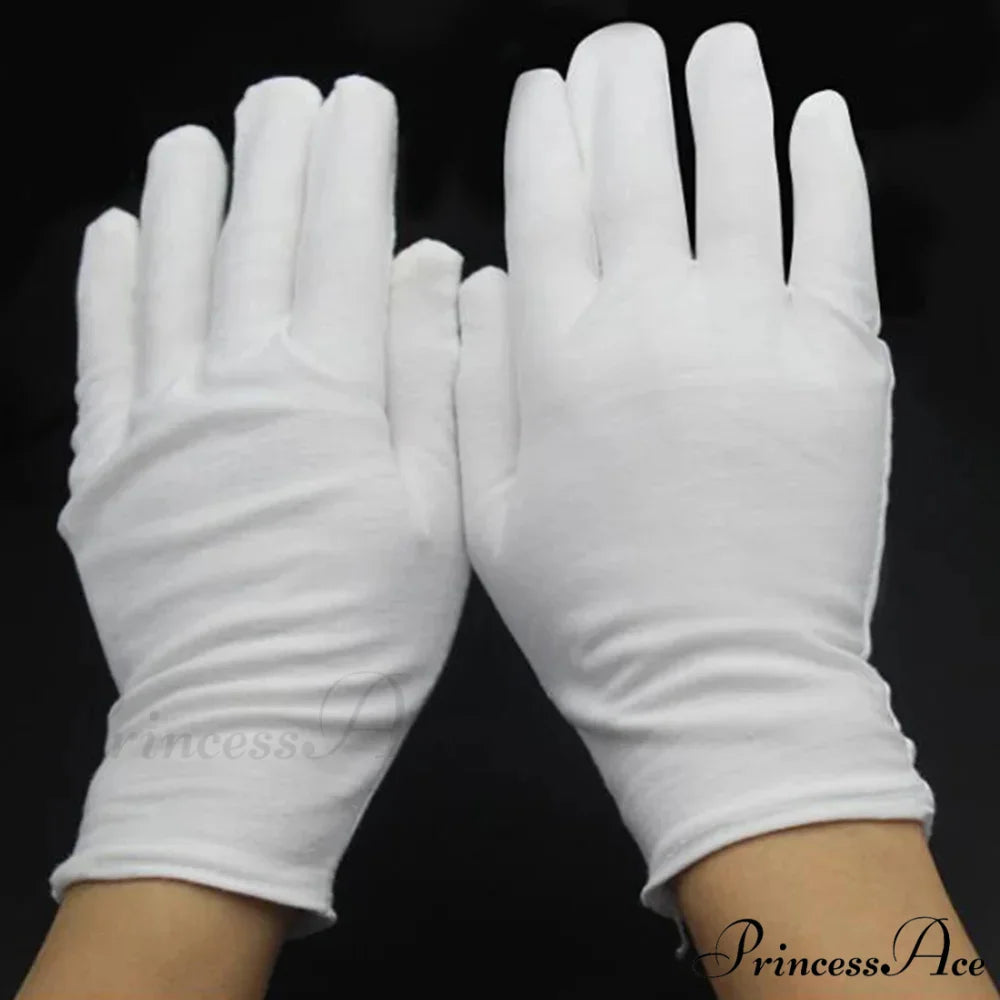 Fluffy Bear Cat Paw Claw Fingerless Winter Gloves - Korean Style Gift for Christmas white