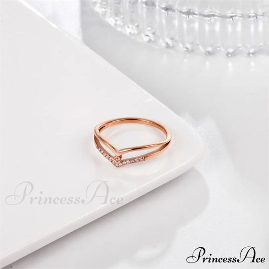 Fox Eye Charmful Creative Personalized Rings rose gold / 8