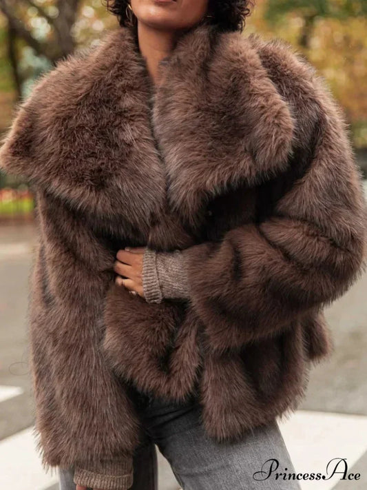 Fox Firm Fluffy Brief Jacket coats-241228