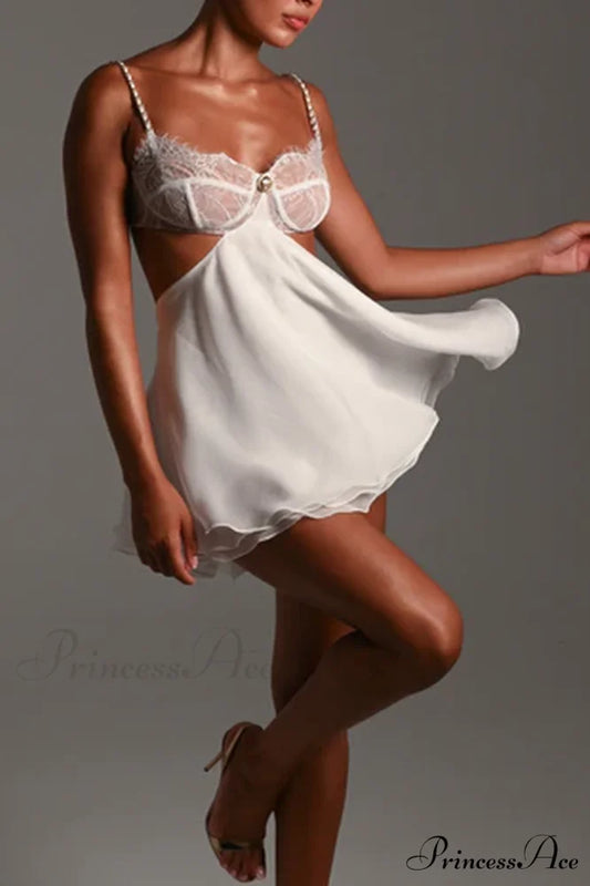 Frenchie Elegant Mini Dress