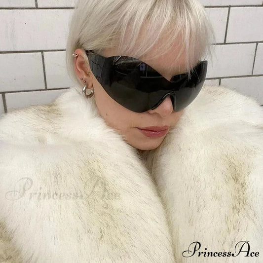 Fresh Green Gradient Cropped Fluffy Coat coats-241228