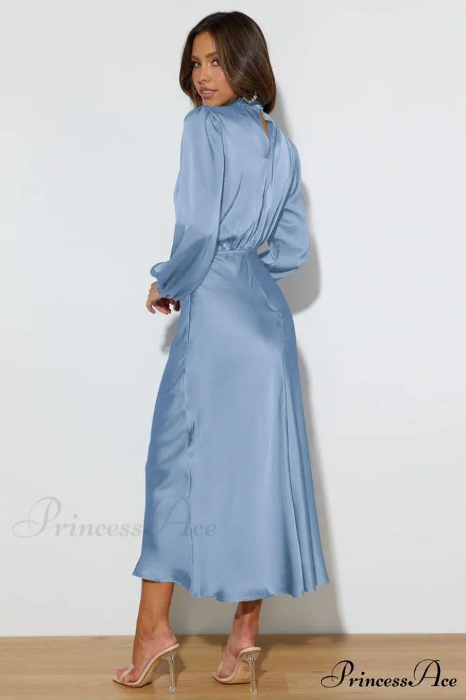 From The Source Charming High Neck Bridal Dress