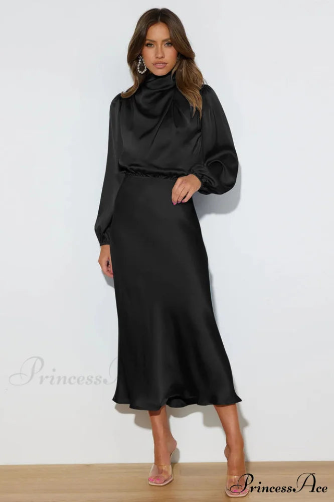 From The Source Charming High Neck Bridal Dress