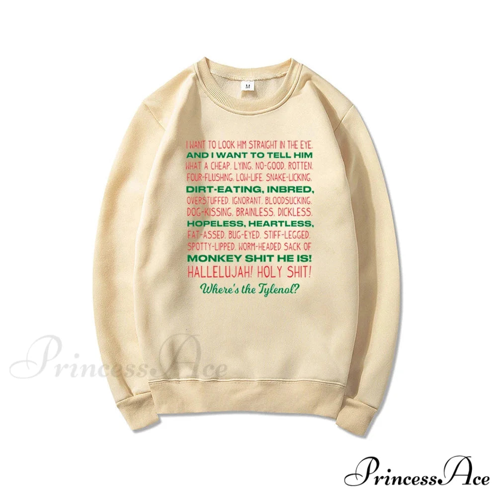 Funny Griswold Family Vacation Retro Unisex Christmas Hoodie Khaki / S Christmas Hoodies-L
