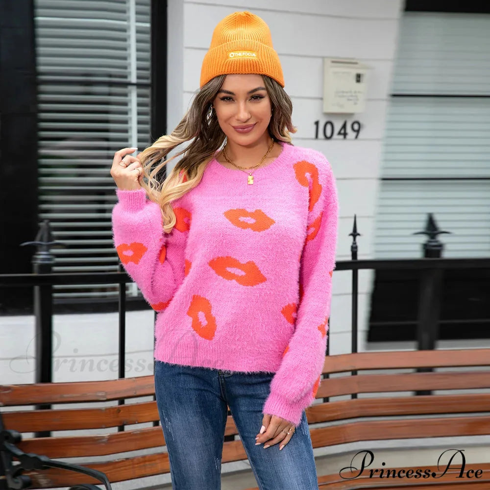 Fur Crochet Handmade Jumper swraters-241228