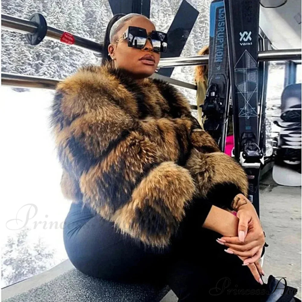Furry Luxurious Winter Coat coats-241228