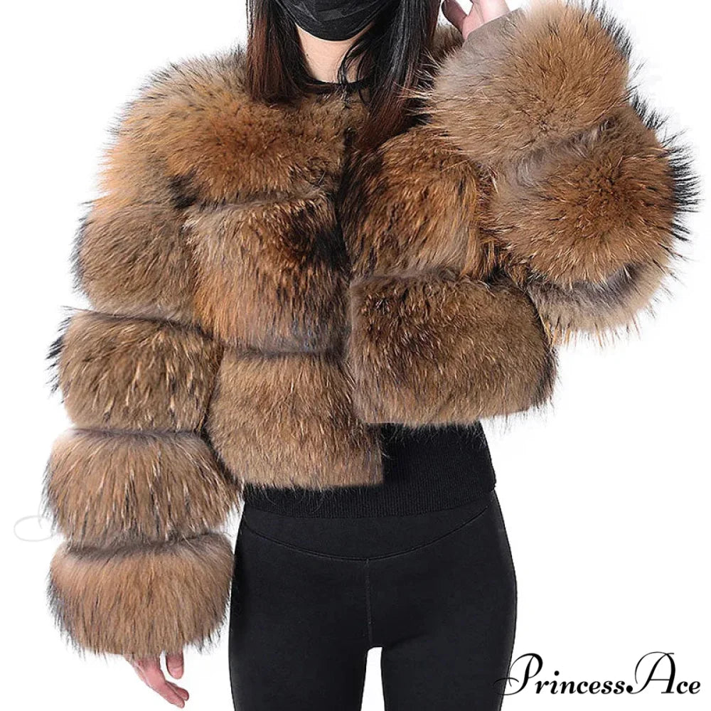 Furry Luxurious Winter Coat coats-241228