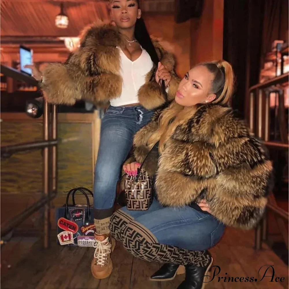 Furry Luxurious Winter Coat coats-241228