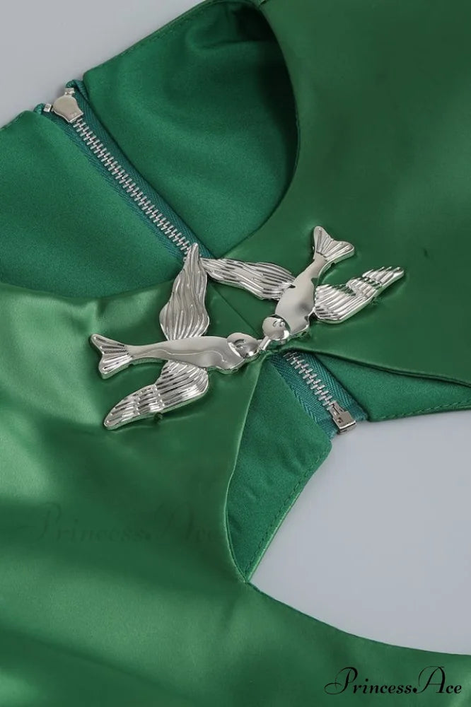 Galla Mini Dress Charming With Silver Birds