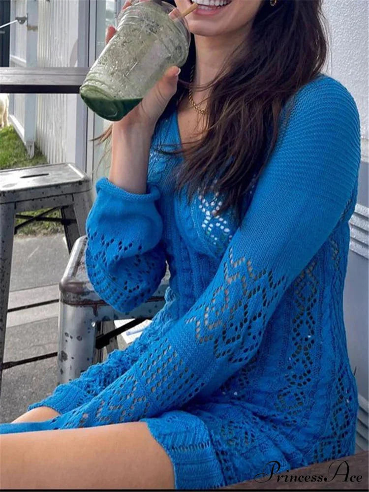 Gathered Cinched Knit Mini Dress minidress-250223