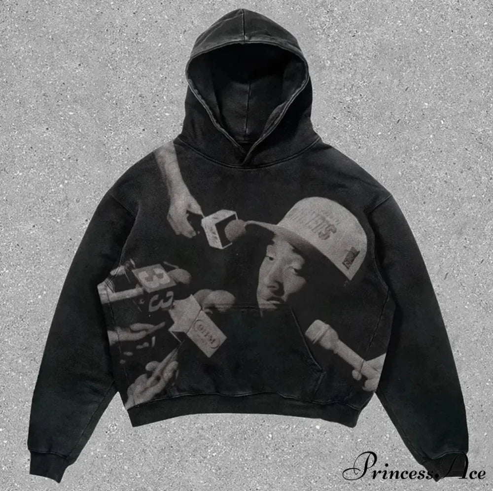 Graphic Cotton Hoodie hoodies-241228