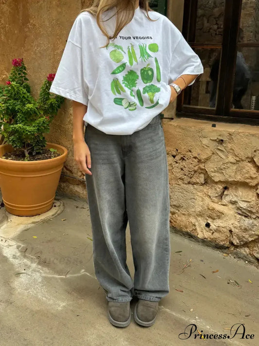 Graphic Informal Urban Streetwear Shirt t-shirt-250223