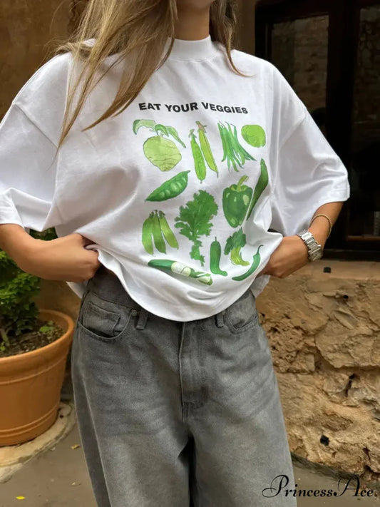 Graphic Informal Urban Streetwear Shirt white / S t-shirt-250223