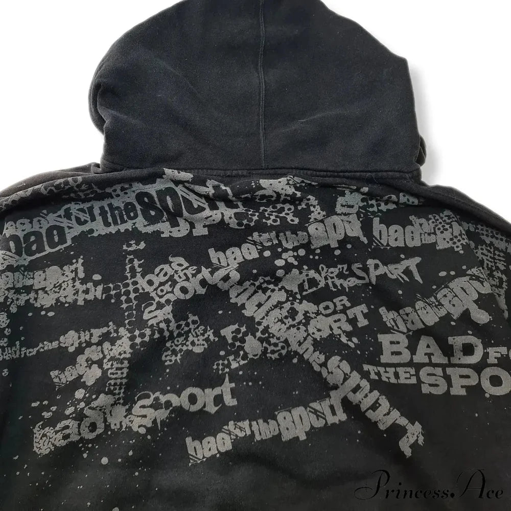 Graphic Zipper Hoodie hoodies-241228