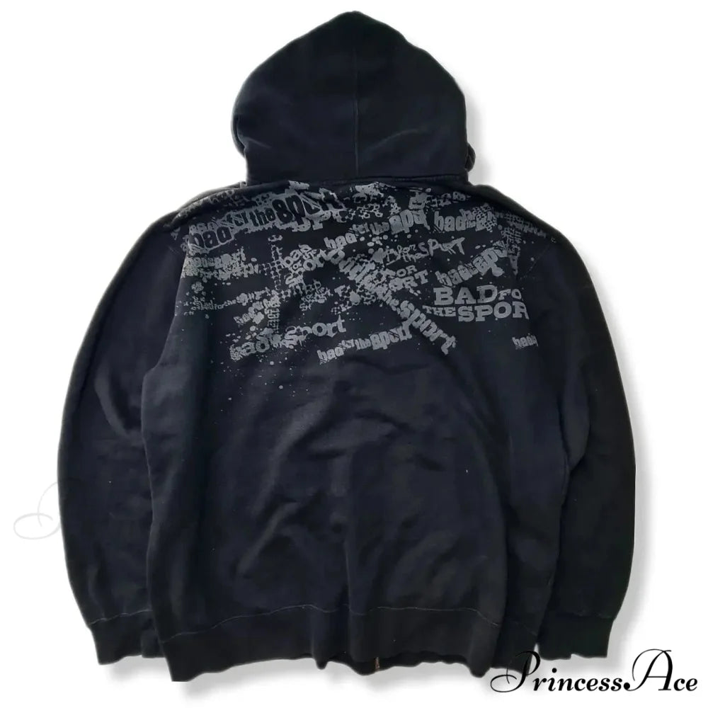 Graphic Zipper Hoodie hoodies-241228