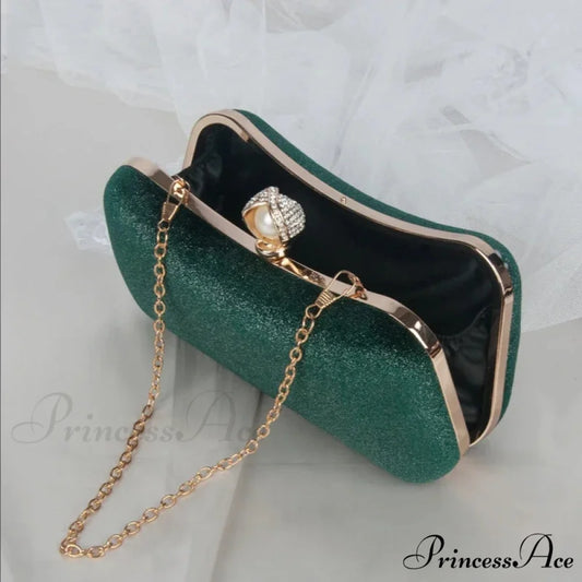 Green Retro Wedding Evening Clutch Purse clutchbag-250126