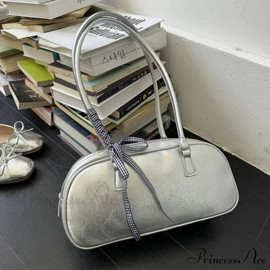 Grey Cushion Crossbody Shoulder Bag shoulder-250126