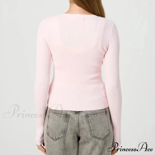 Grooved Slender Button-Up Extended Sleeve Cardigan cardigans-241228