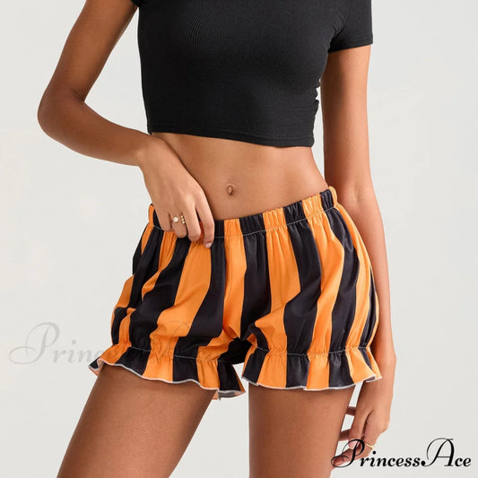 Halloween Line Elastic Waist Brief short-250223