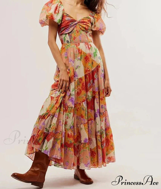 HAMMEL Elegant MAXI DRESS Print / M