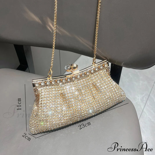 Handcrafted Sparkling Evening Clutch Purse Designer Bag clutchbag-250126