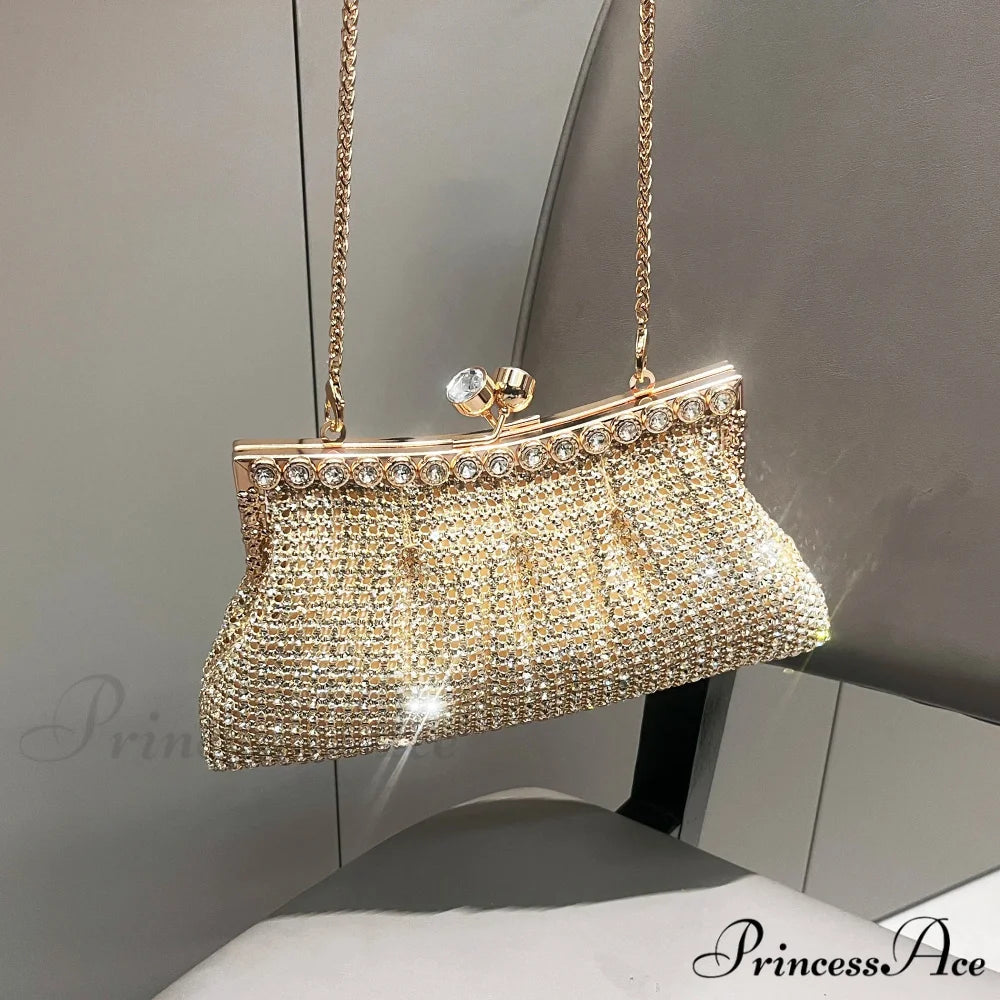 Handcrafted Sparkling Evening Clutch Purse Designer Bag clutchbag-250126