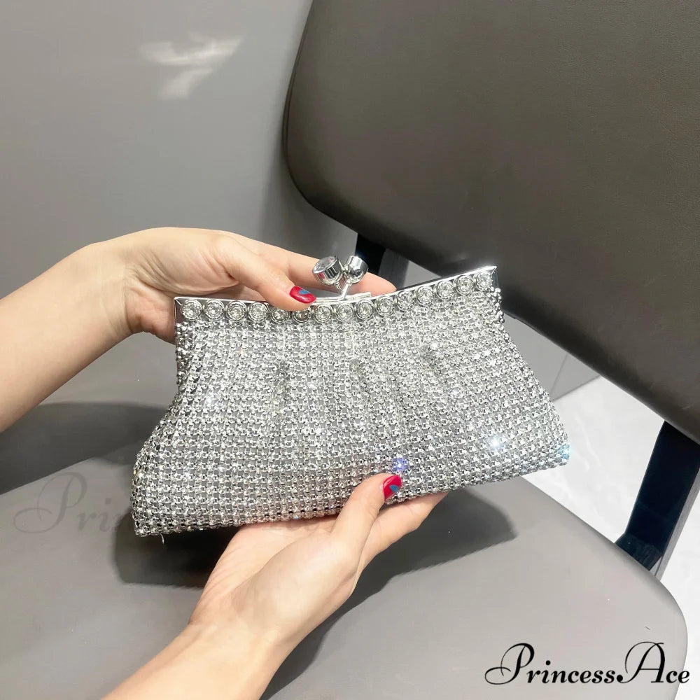 Handcrafted Sparkling Evening Clutch Purse Designer Bag clutchbag-250126