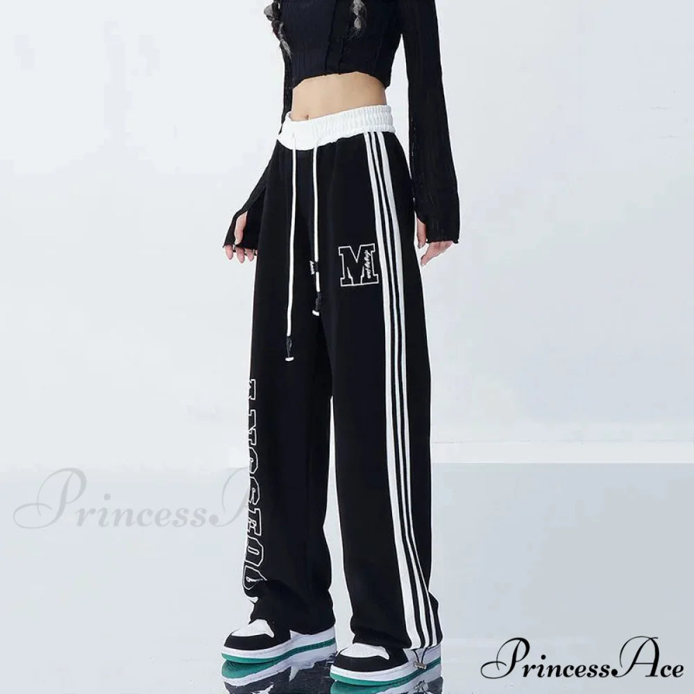 Harajuku Banded Running Trousers pants-241228